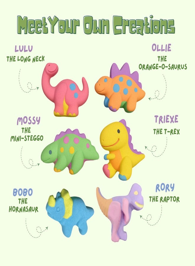 Artiggle PaintyPOPs DIY Mould Ceramic Painting Kit for Kids | Paint Your Own Ceramic Figurines | Art & Craft Activity Kit | Gifts & Return Gifts for 5+ Years (Dino & Friends) - Image 3